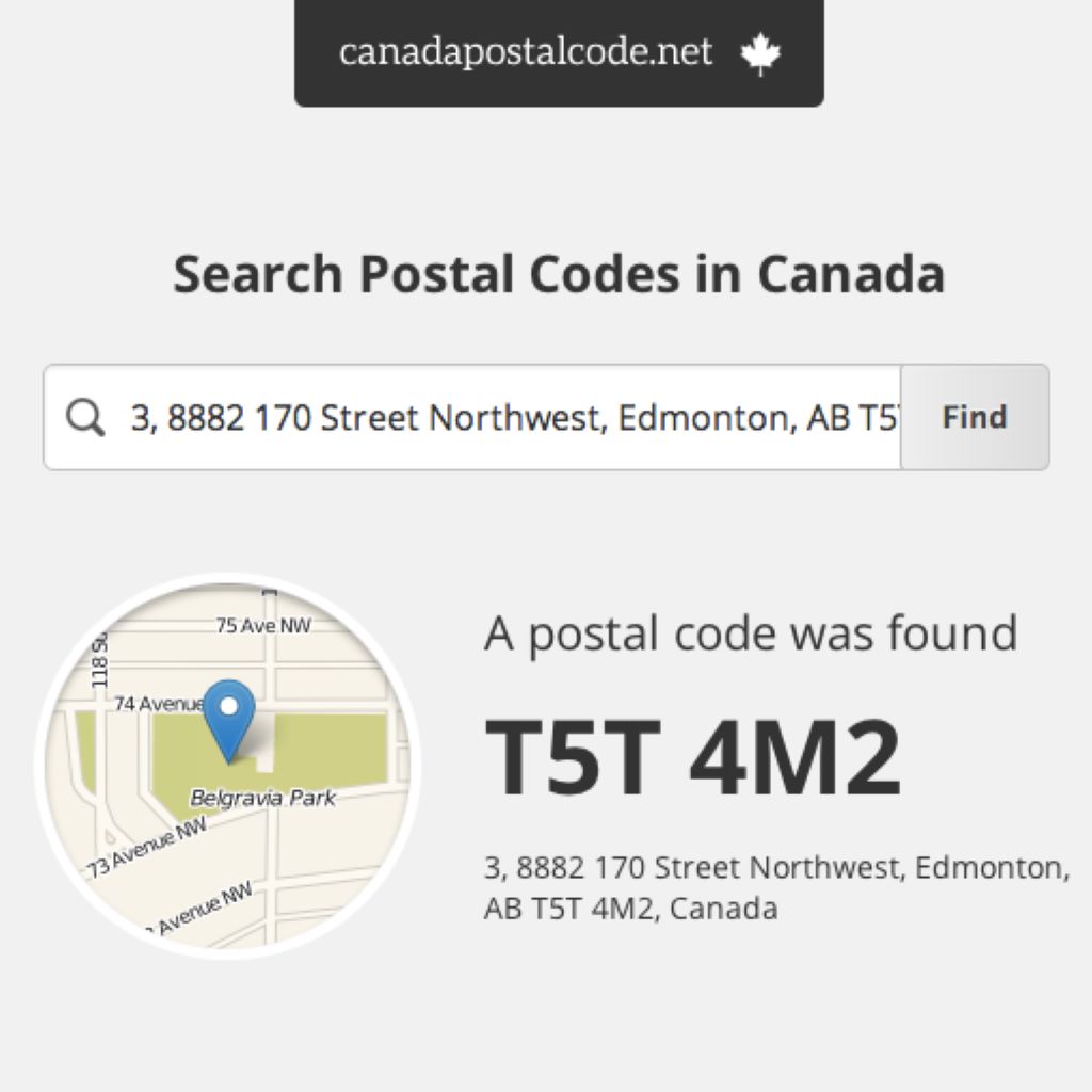 How to Find the Postal Code of My Area - Equipois INC